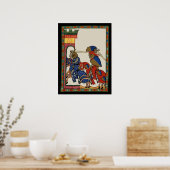 Poster Les Chevaliers Qui S'Embarquent Du Château, XIVe S (Cuisine)