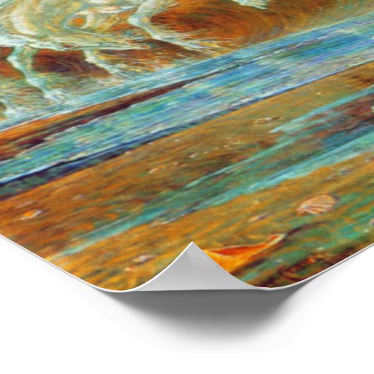 Poster Les chevaux de Neptune (Coin)