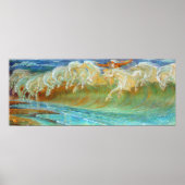 Poster Les chevaux de Neptune (Devant)