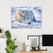 Poster Les chevaux sont ma citation de clan Mare endormi  (Bureau à domicile)