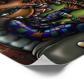 Poster Les Chiens De Poker (Coin)