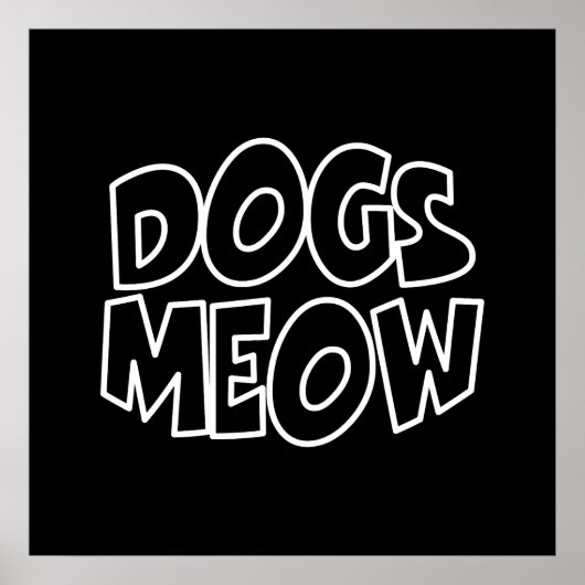 Poster Les chiens miaulent (Devant)