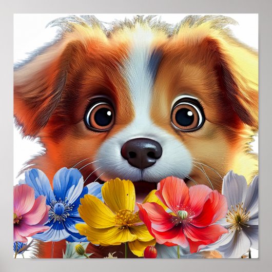 Poster Les chiens sont de mignons chiens (Devant)