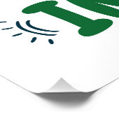 Poster Les chiens thérapeutiques font un Empreinte de pat (Coin)