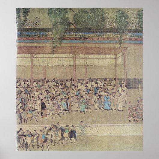 Poster Les Chinois de l'Antiquité attendent l'examen (Devant)