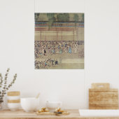 Poster Les Chinois de l'Antiquité attendent l'examen (Cuisine)