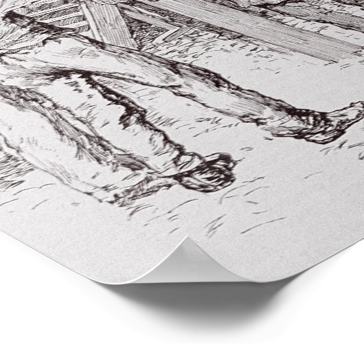 Poster Les chômeurs de Londres (Coin)