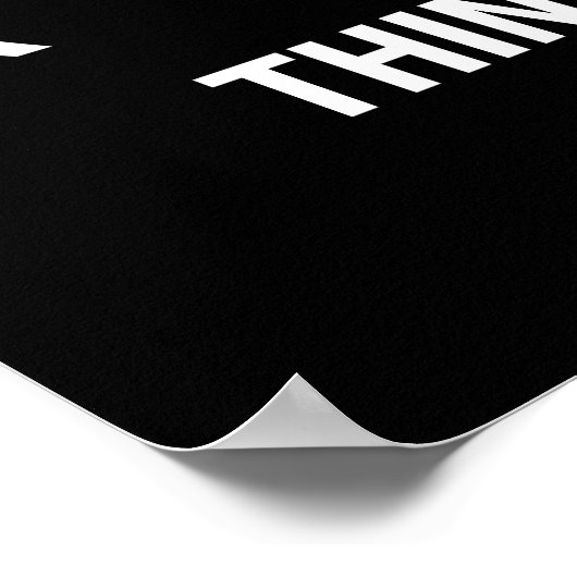 Poster les choses deviennent réelles (Coin)