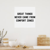 Poster Les Choses Ne Sont Jamais Venues Des Zones De Conf (Cuisine)