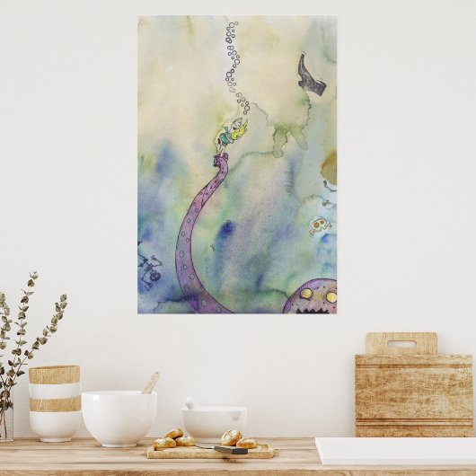 Poster 'Les choses ne sont pas toujours comme elles sembl (Cuisine)