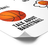 Poster Les Choses Que Je Fais Dans Mon Basketball De Temp (Coin)