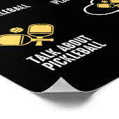 Poster Les Choses Que Je Fais Dans Mon Pickleball De Temp (Coin)