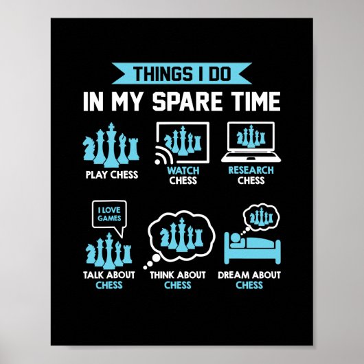 Poster Les Choses Que Je Fais Dans Mon Temps De Rechange (Devant)