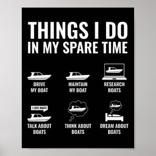 Poster Les Choses Que Je Fais Dans Mon Temps De Secours B