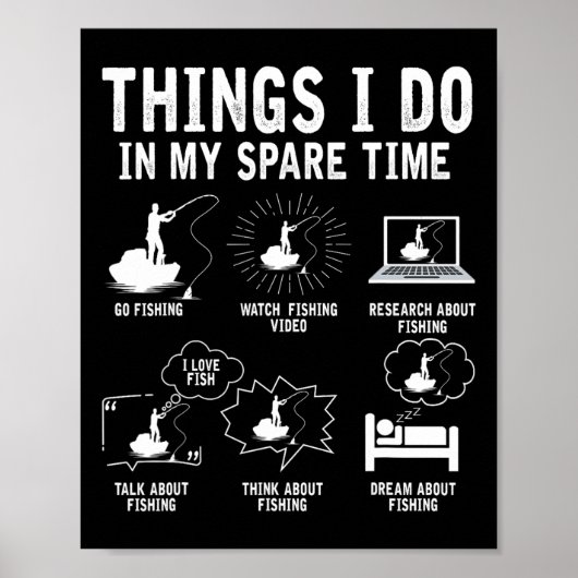 Poster Les Choses Que Je Fais Dans Mon Temps De Secours P (Devant)