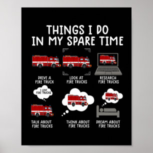 Poster Les Choses Que Je Fais Dans Mon Temps Libre Funny