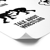 Poster Les choses que je fais dans mon temps libre Lutte (Coin)