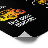 Poster Les Choses Que Je Fais Dans Mon Tracteur De Temps  (Coin)