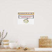 Poster Les choses que les narcissiques n'aiment pas enten (Cuisine)