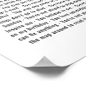 Poster Les choses que nous aimons à propos de toi Fête de (Coin)