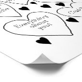 Poster Les choses que nous aimons à propos de vous Annive (Coin)