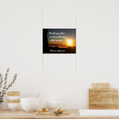 Poster Les choses que nous aimons - Citation de Thomas d' (Cuisine)