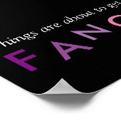 Poster Les choses sont sur le point d'obtenir Fancy Frame (Coin)