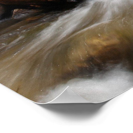 Poster Les Chutes De L'Alberta Dans Le Parc National Rock (Coin)