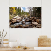 Poster Les Chutes De L'Alberta Dans Le Parc National Rock (Cuisine)