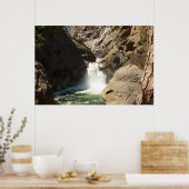 Poster Les chutes de Roaring River dans le parc national  (Cuisine)