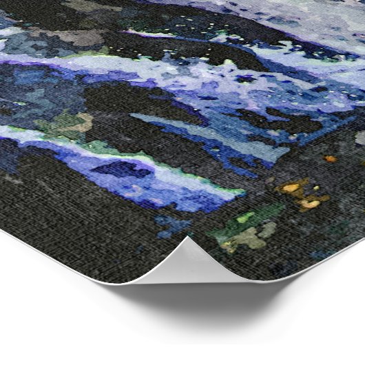 POSTER LES CHUTES D'EAU (Coin)