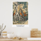 Poster Les chutes d'Hokusai Kirifuri (Cuisine)