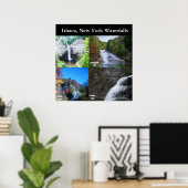 POSTER LES CHUTES D'ITHACA NEW YORK (Bureau à domicile)