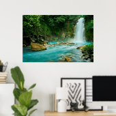 Poster Les chutes du Rio Celeste (Bureau à domicile)