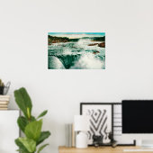 Poster Les chutes Willamette à Portland (Bureau à domicile)