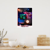 Poster 'Les cieux déclarent gloire de Dieu' (Cuisine)