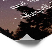 Poster Les cieux déclarent la gloire de Dieu (Coin)