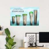 Poster Les cinq piliers de pierre (Bureau à domicile)