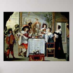 Poster Les cinq sens - Goût