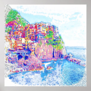 Poster Les Cinq Terres