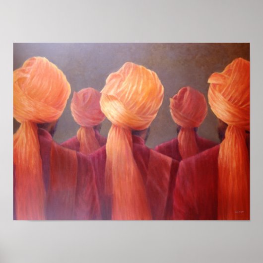 Poster Les cinq têtes (Devant)