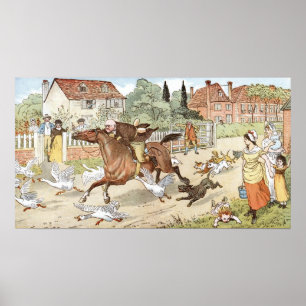 Poster Les circonscriptions de John Gilpin à travers le v