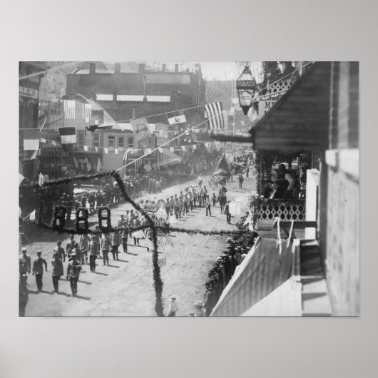 Poster Les citoyens de Deadwood fêtent l'achèvement de (Devant)