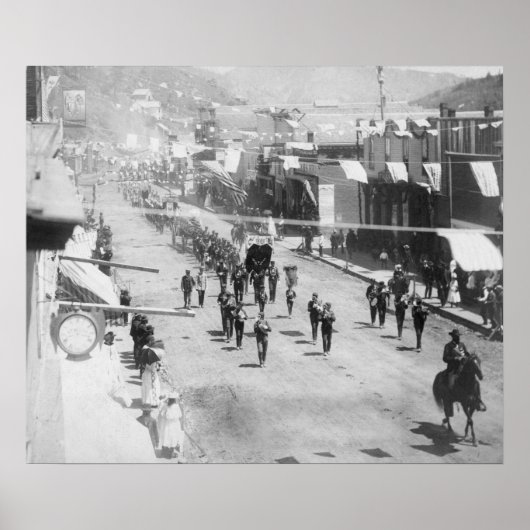 Poster Les citoyens de Deadwood fêtent l'achèvement de 3 (Devant)