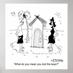 Poster Les clés perdues sur Desert Island