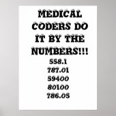 Poster LES CODERS Médicales LE FONT PAR LES NUMÉROS ! ! ! (Devant)