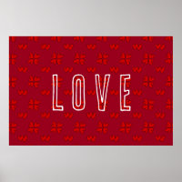 Les Coeurs rouges de Valentine sur l'amour rouge