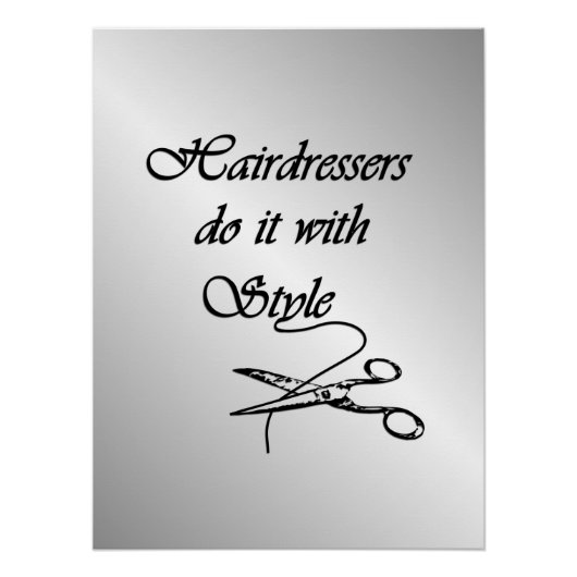 Poster Les Coiffeurs Le Font Avec Style (Devant)