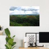 Poster Les collines du chocolat (Bureau à domicile)