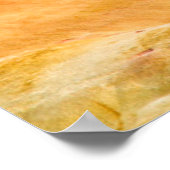 Poster Les Collines Peintes Dans Les Lits Fossiles Du Jou (Coin)